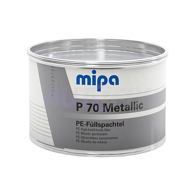 MIPA шпатлевка P 70 Metallic металлизированная 1кг