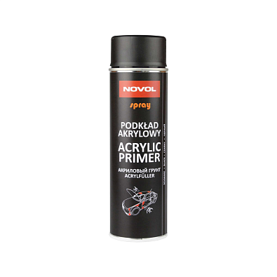 NOVOL Spray грунт акриловый Acryl Primer черный 500мл