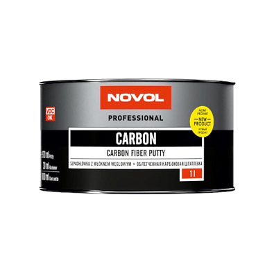 NOVOL шпатлевка Carbon с углеволокном легкая 1.0л