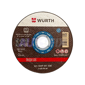 WURTH круг отрезной по металлу RED LINE сталь 125x1.0мм