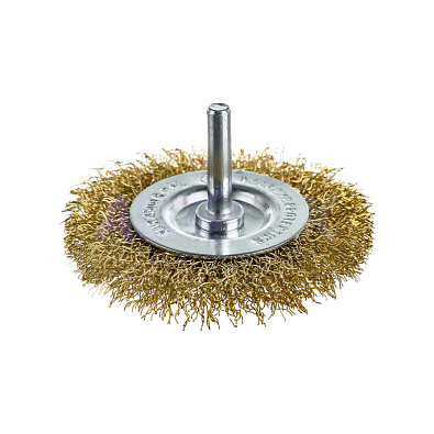 ROCKFORCE кордщетка дисковая BFR003 латунная для дрели 75мм