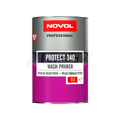 NOVOL грунт реактивный Protect 340 с отвердителем 1.0+1.0л