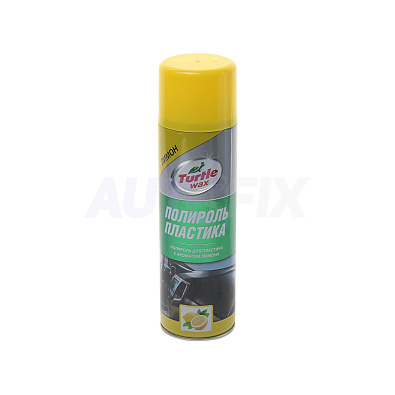 TURTLE WAX PTW03 полироль для пластика Fresh Shine лимон 500мл