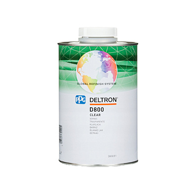 PPG лак бесцветный Deltron D800 Clear с отвердителем 1.0+0.5л