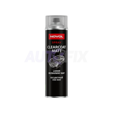 NOVOL Spray лак акриловый Clearcoat Matt матовый 500мл