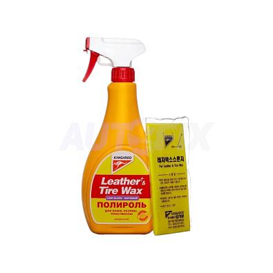 KANGAROO полироль Leather & Tire Wax Low Gloss матовый 500мл