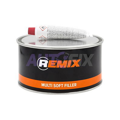 REMIX шпатлевка полиэфирная Multi Soft Filler универсальная 1.8кг
