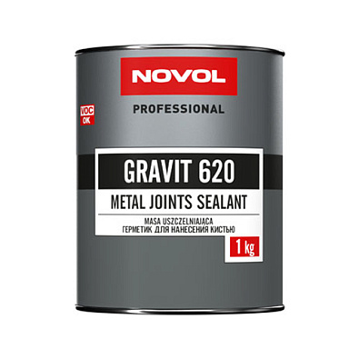 NOVOL герметик Gravit 620 под кисть серый 1кг