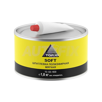 TOP.10 шпатлевка полиэфирная Soft 1.8кг