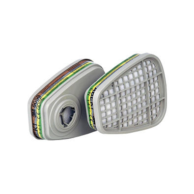 3M 6059 фильтр угольный ABEK1 комплект 2шт