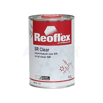 REOFLEX лак акриловый с отвердителем SR Clear 1.0+0.5л