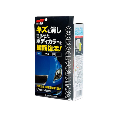 SOFT99 00504 полироль для кузова Color Evolution для синих авто 100мл