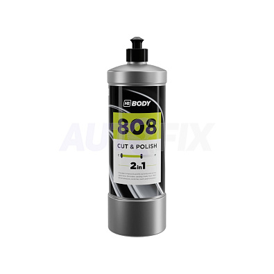 HB BODY паста для полировки 808 Cut & Polish одношаговая 1л