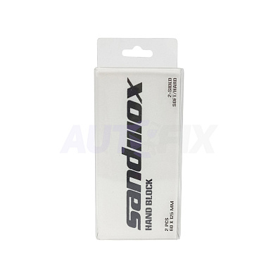 SANDWOX ручной шлифовальный ракель 125*60*12мм гибкий двухсторонний