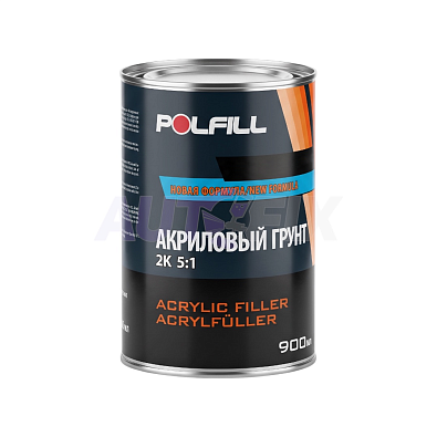 POLFILL грунт акриловый 5+1 ECO темно-серый 0.75л+0.15л