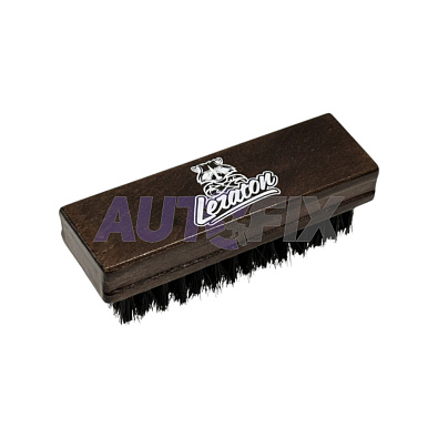 LERATON щетка для чистки кожи из натуральной щетины малая BR2 L1070
