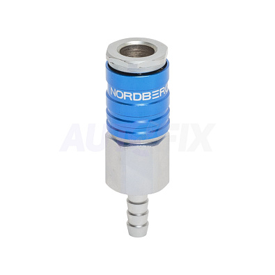 NORDBERG разъем быстросъемный муфта NPF08 елочка под шланг 8мм