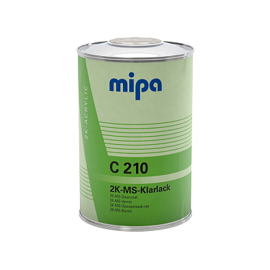 MIPA лак акриловый C 210 2K-MS-Klarlack с отвердителем 1.0+0.5л