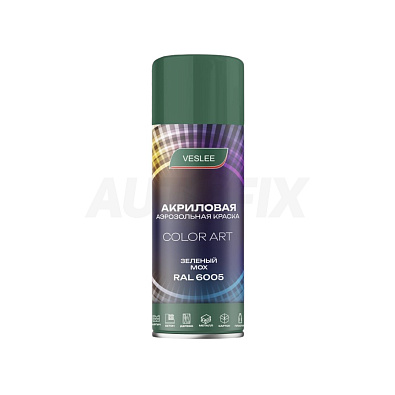 VESLEE краска акриловая аэрозольная Color Art RAL 6005 глянцевая 520мл