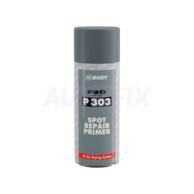 HB BODY 1K грунт для точечного ремонта P303 Spot Repair Primer серый 400мл