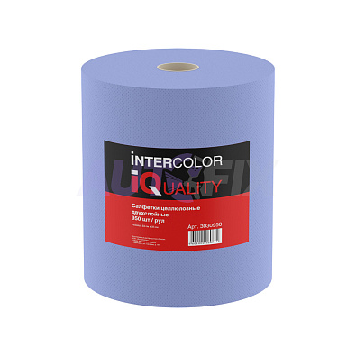 IQ салфетки целлюлозные двухслойные 3030950 950шт в рулоне 35*35см