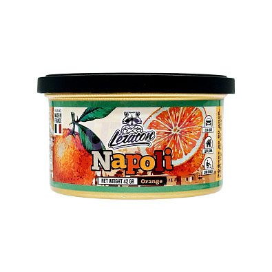 LERATON ароматизатор для автомобиля в банке Napoli Orange апельсин 42г