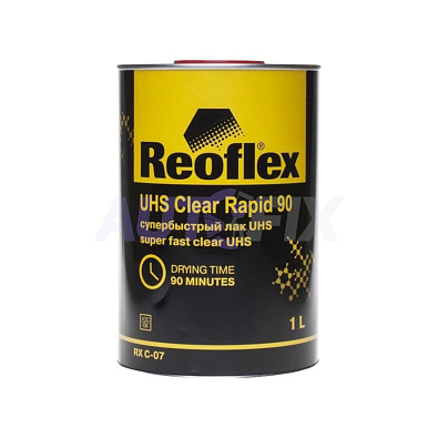 REOFLEX лак супербыстрый с отвердителем UHS Clear Rapid 90 1.0+0.5л