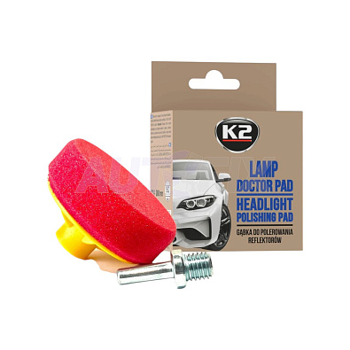 K2 губка для полировки фар Lamp Doctor Pad M14 80мм