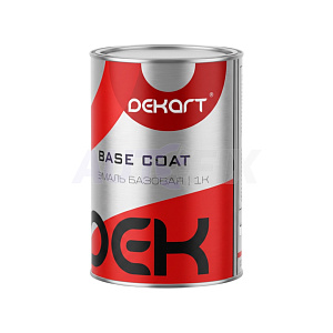 DEKART эмаль автомобильная базовая 1K BC-00 белая база 1л