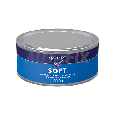 SOLID шпатлевка Soft легкошлифуемая мягкая 1.0кг