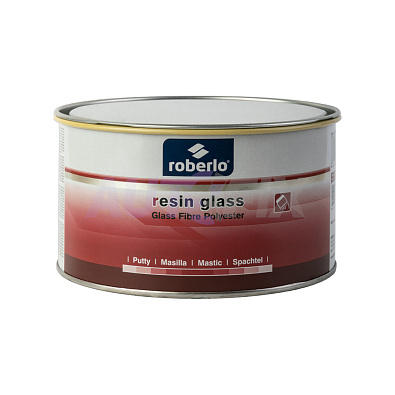 ROBERLO шпатлевка Resin Glass со стекловолокном 1.5кг