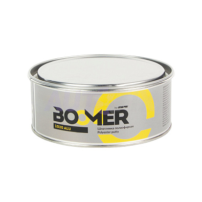 BOOMER шпатлевка полиэфирная 1020 Alu с алюминием 1.0кг
