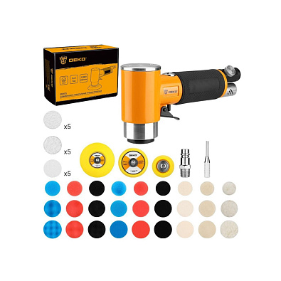 DEKO пневматическая орбитальная полировальная машинка DKOS75 75мм 1/4"