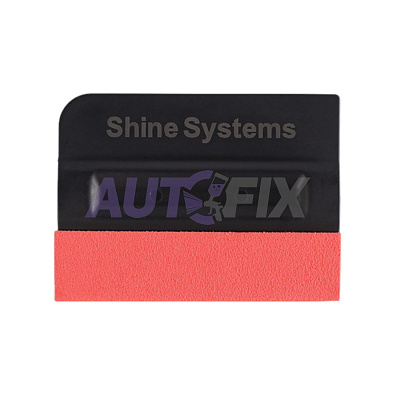 SHINE SYSTEMS ракель с оранжевой замшей Pro-Tint Bondo 10*7.2см SS103