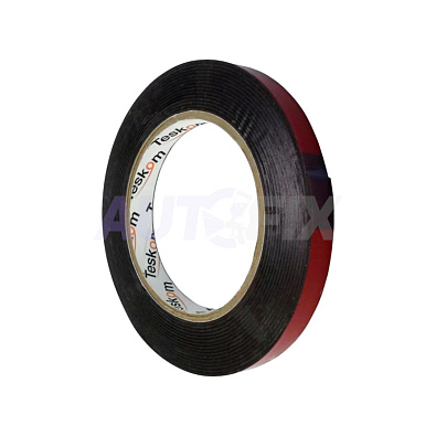 TESKOM скотч двухсторонний акриловый 09мм*5м HSA черный