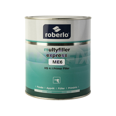 ROBERLO грунт Multyfiller Express 4:1 HS ME6 черный 1.0+0.25л