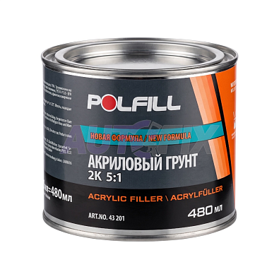 POLFILL грунт акриловый 5+1 ECO белый 0.4л+0.08л