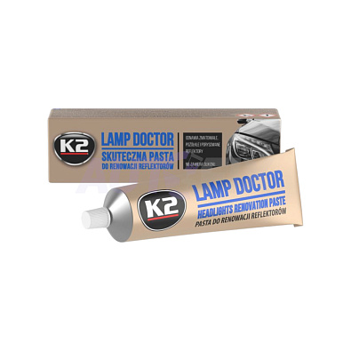 K2 паста для полировки фар Lamp Doctor 60г
