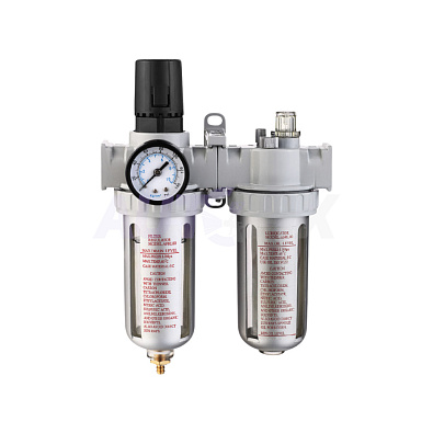 REMIX фильтр-влагоотделитель AFRL-80 c манометром и лубрикатором