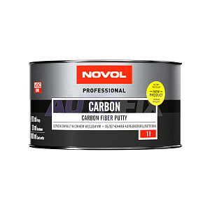 NOVOL шпатлевка Carbon с углеволокном легкая 1.0л