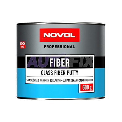 NOVOL шпатлевка Fiber со стекловолокном 0.6кг