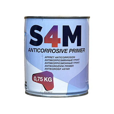 S4M грунт антикоррозионный серый 0.75кг
