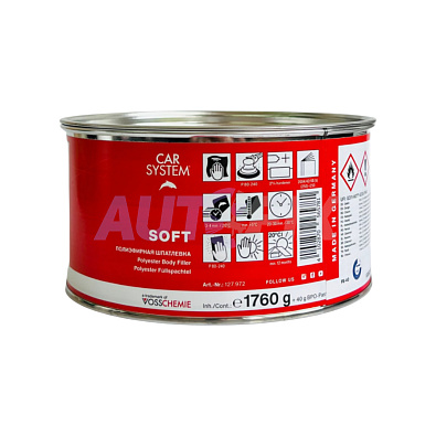 CAR SYSTEM шпатлевка полиэфирная 127972 Soft 1.8кг