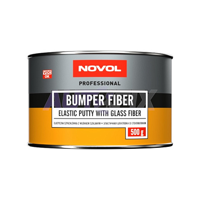 NOVOL шпатлевка Bumper Fiber для пластиков со стекловолокном 0.5кг