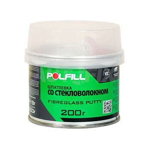 POLFILL шпатлевка со стекловолокном GLASS 0.2кг