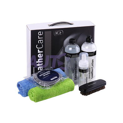 SHINE SYSTEMS набор для ухода за кожей LeatherCare KIT SS809