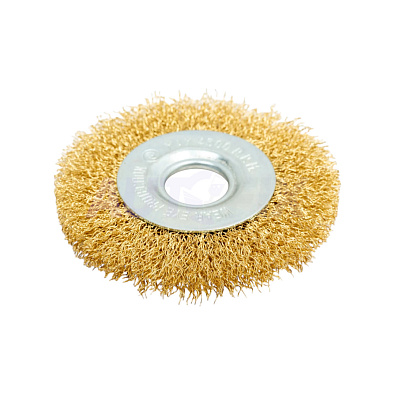 ROCKFORCE кордщетка дисковая BWF004 латунная на УШМ 100мм