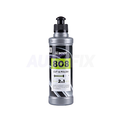 HB BODY паста для полировки 808 Cut & Polish одношаговая 200мл