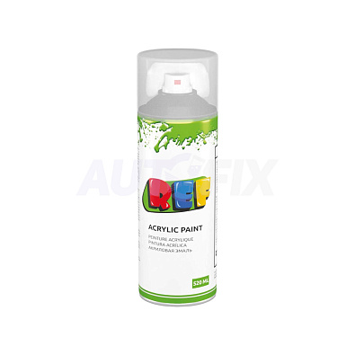 REF 1K эмаль акриловая Acrylic Paint черная матовая аэрозоль 520мл