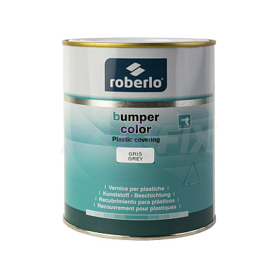 ROBERLO структурное покрытие для пластика Bumper Color серый 1.0л